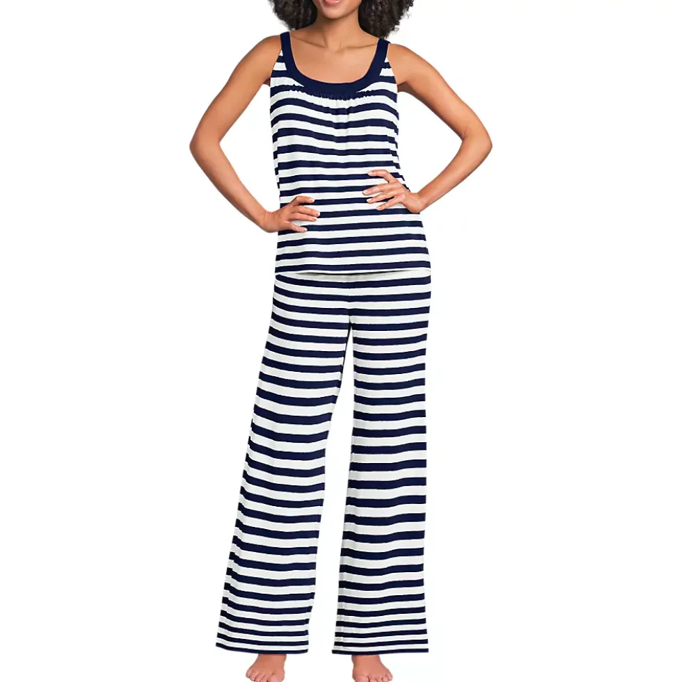 Women's Cooling 2 Piece Pajama Set - Flowy Tank and Pants