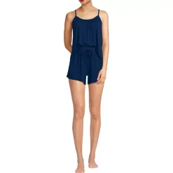 Women's Cooling 3 Piece Pajama Set - Long Sleeve Top Cami and Shorts