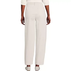 Women's Corduroy High Rise Barrel Leg Ankle Pants