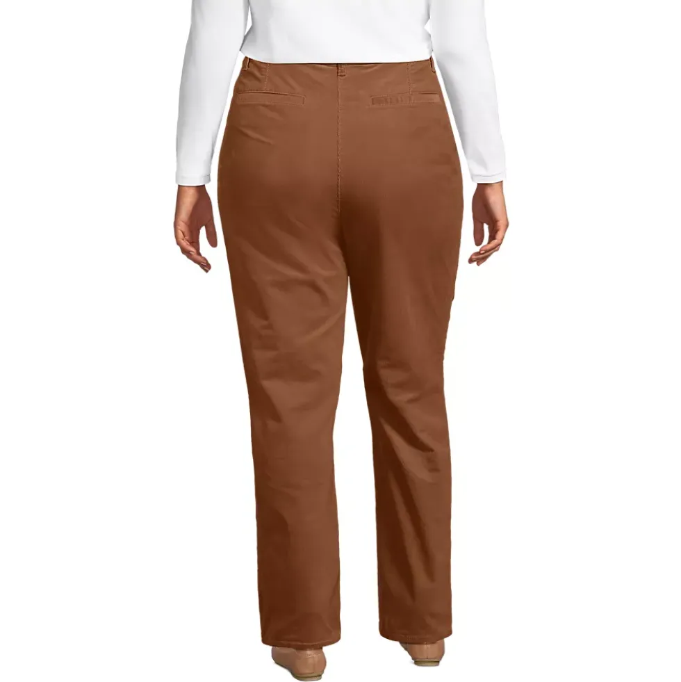 Women's Corduroy High Rise Rail Straight Leg Pants