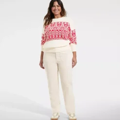 Women's Corduroy High Rise Rail Straight Leg Pants