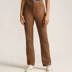 Women's Corduroy High Rise Rail Straight Leg Pants
