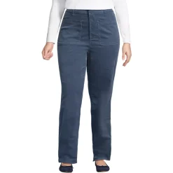 Women's Corduroy High Rise Rail Straight Leg Pants