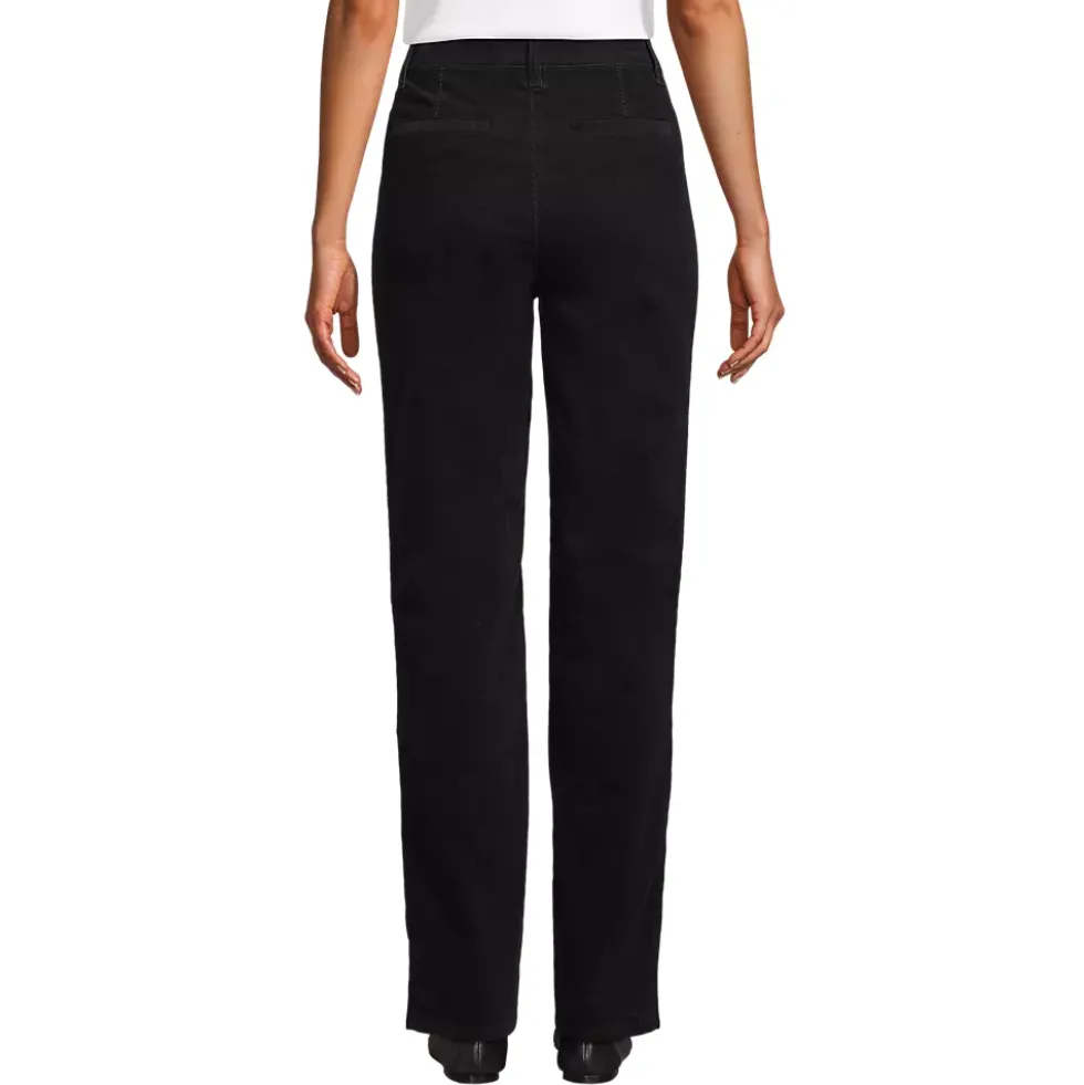 Women's Corduroy High Rise Rail Straight Leg Pants