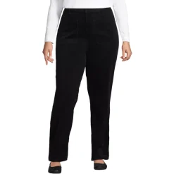 Women's Corduroy High Rise Rail Straight Leg Pants