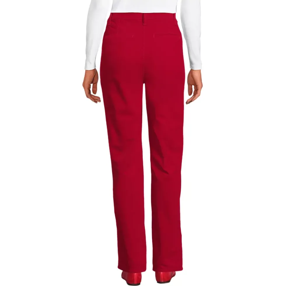 Women's Corduroy High Rise Rail Straight Leg Pants