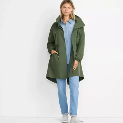 Women's Cotton Drapey Coat