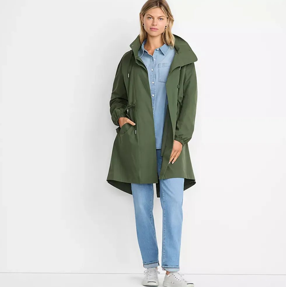 Women's Cotton Drapey Coat