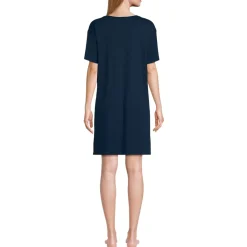 Women's Cotton Interlock Relaxed Above the Knee Nightgown