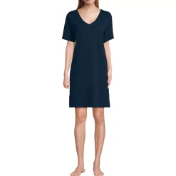 Women's Cotton Interlock Relaxed Above the Knee Nightgown