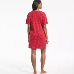 Women's Cotton Interlock Relaxed Above the Knee Nightgown
