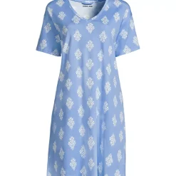Women's Cotton Interlock Relaxed Above the Knee Nightgown