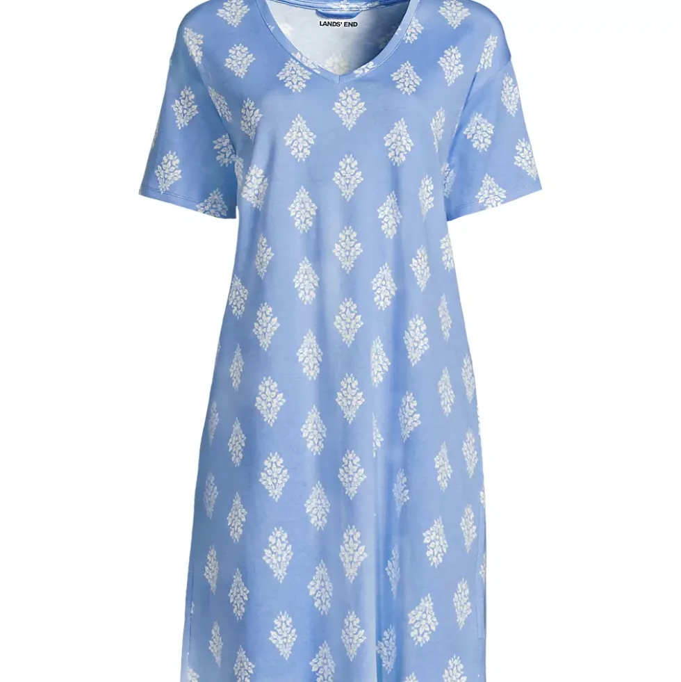 Women's Cotton Interlock Relaxed Above the Knee Nightgown