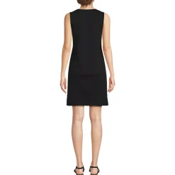 Women's Cotton Jersey Notch Neck Dress