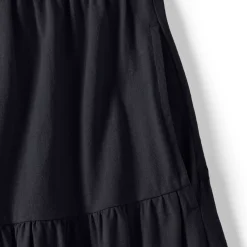 Women's Cotton Jersey Tiered Mini Dress