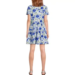 Women's Cotton Jersey Tiered Mini Dress