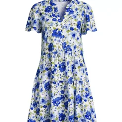 Women's Cotton Jersey Tiered Mini Dress