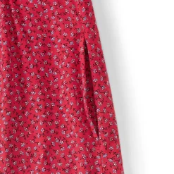 Women's Cotton Modal Pintuck Short Sleeve Dress