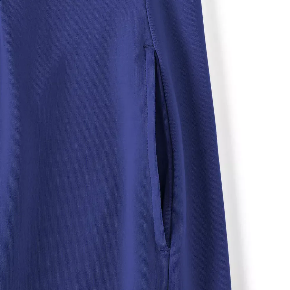 Women's Cotton Modal Pintuck Short Sleeve Dress