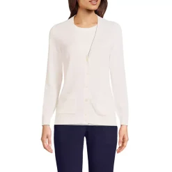 Women's Cotton Modal V-neck Cardigan Sweater