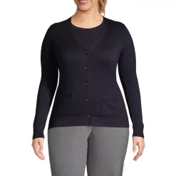 Women's Cotton Modal V-neck Cardigan Sweater