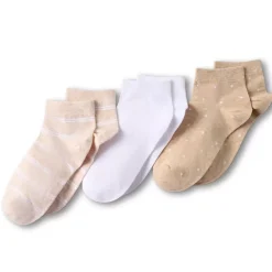 Women's Cotton Multi Print Quarter Crew Socks 3 Pack