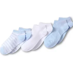 Women's Cotton Patterned Ankle Socks 3 Pack