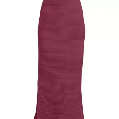 Women's Cotton Pointelle Sweater Maxi Skirt - Set Bottom
