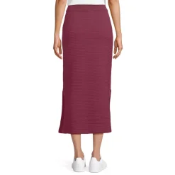 Women's Cotton Pointelle Sweater Maxi Skirt - Set Bottom