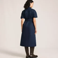 Women's Cotton Poplin Button Front Dress