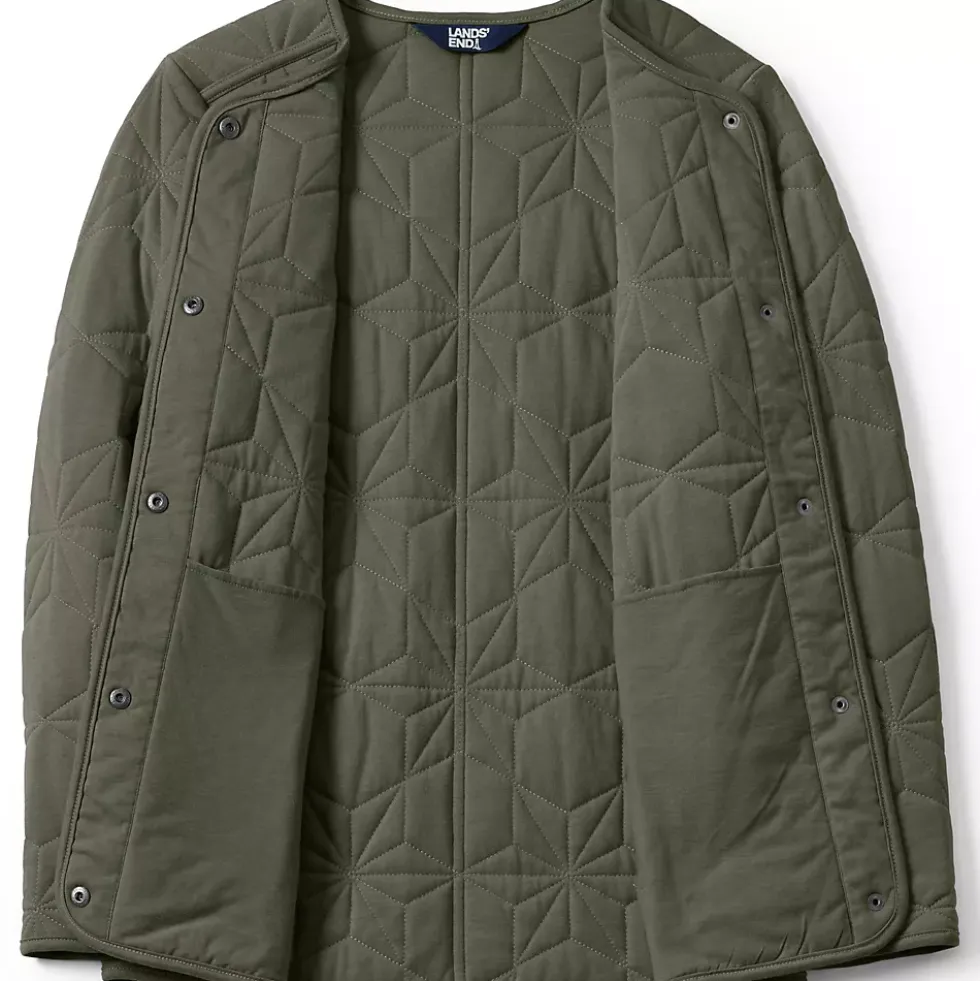 Women's Cotton Quilted Long Insulated Jacket