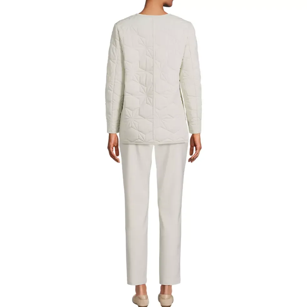 Women's Cotton Quilted Long Insulated Jacket