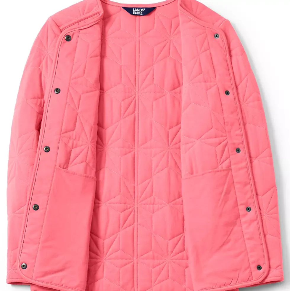 Women's Cotton Quilted Long Insulated Jacket
