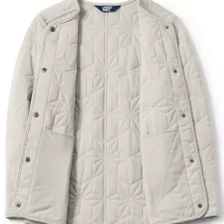 Women's Cotton Quilted Long Insulated Jacket