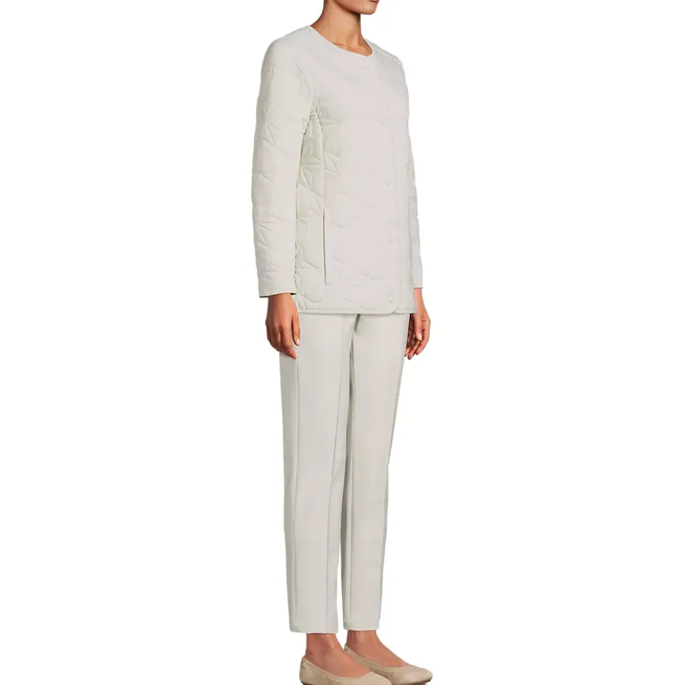 Women's Cotton Quilted Long Insulated Jacket