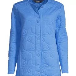 Women's Cotton Quilted Long Insulated Jacket