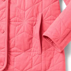 Women's Cotton Quilted Long Insulated Jacket