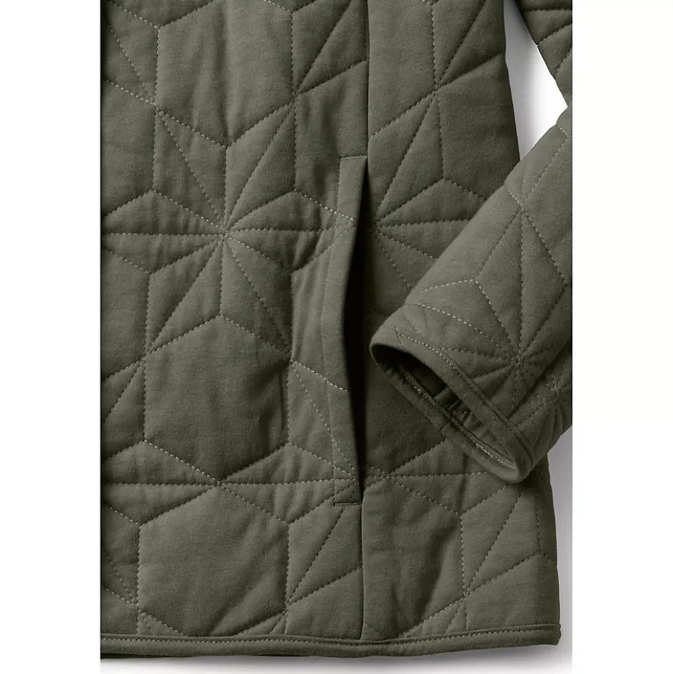 Women's Cotton Quilted Long Insulated Jacket