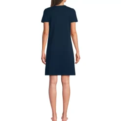 Women's Cotton Short Sleeve Knee Length Nightgown