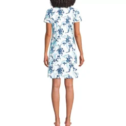 Women's Cotton Short Sleeve Knee Length Nightgown