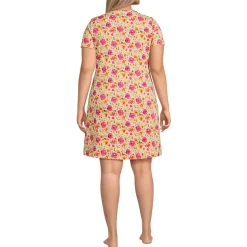 Women's Cotton Short Sleeve Knee Length Nightgown