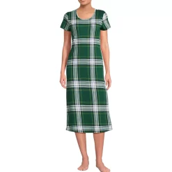 Women's Cotton Short Sleeve Midcalf Nightgown