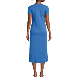 Women's Cotton Short Sleeve Midcalf Nightgown