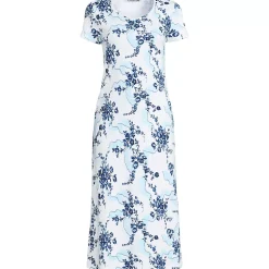 Women's Cotton Short Sleeve Midcalf Nightgown