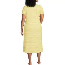 Women's Cotton Short Sleeve Midcalf Nightgown
