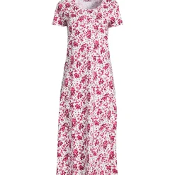 Women's Cotton Short Sleeve Midcalf Nightgown