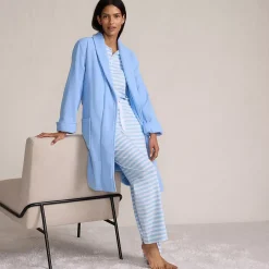 Women's Cotton Terry Knee Length Spa Bath Robe