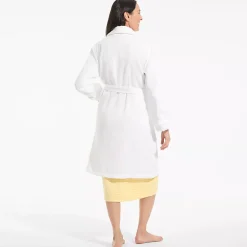Women's Cotton Terry Knee Length Spa Bath Robe