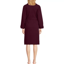 Women's Cotton Terry Knee Length Spa Bath Robe