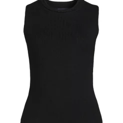 Women's Cotton Viscose Braided Neck Tank Sweater